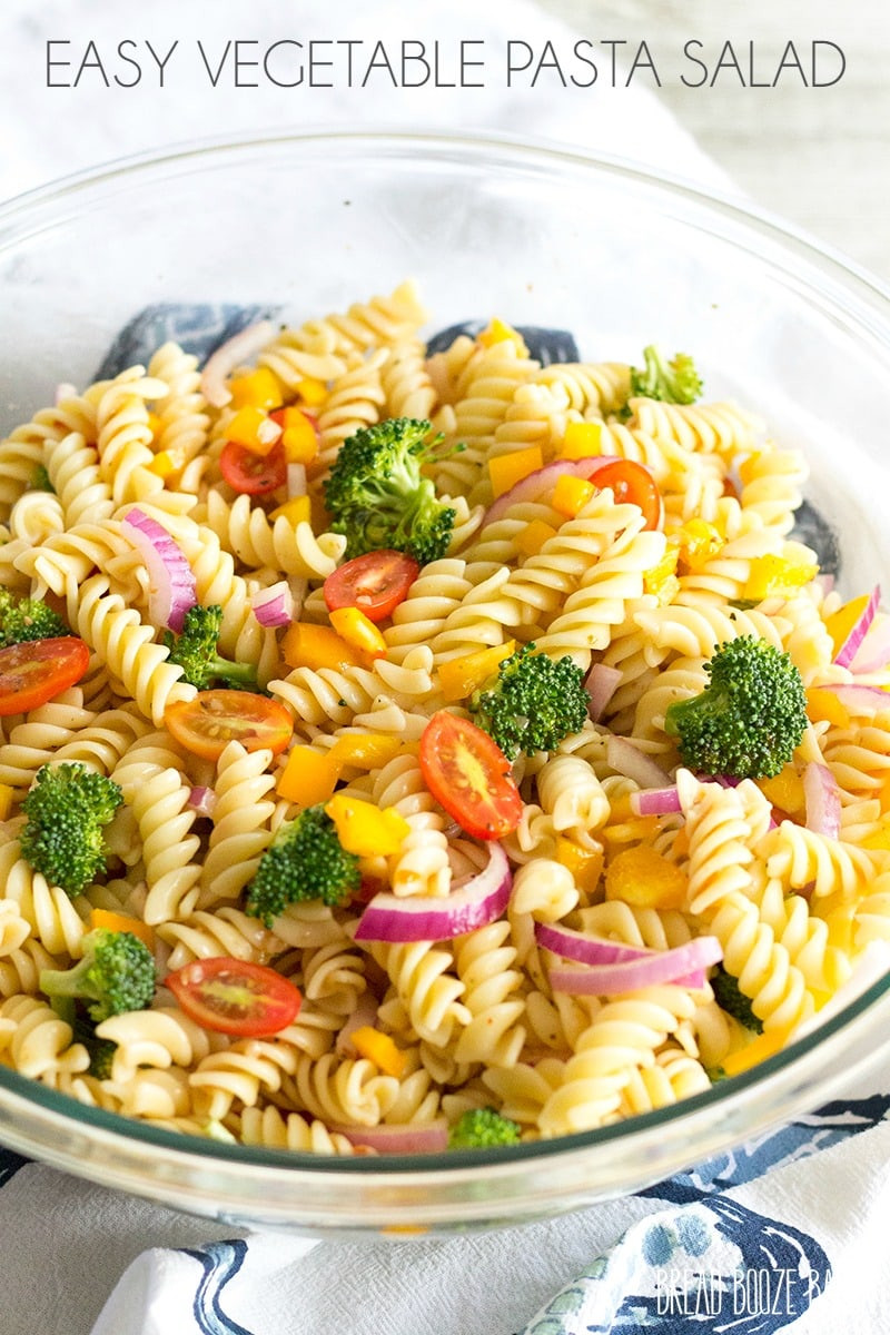 Easy Summer Pasta Salad
 Easy Ve able Pasta Salad with Italian Dressing