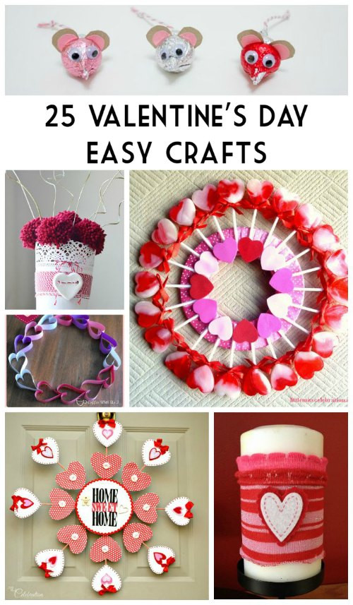 Easy Valentine Crafts For Preschoolers
 25 Valentine s Day Easy Crafts BargainBriana