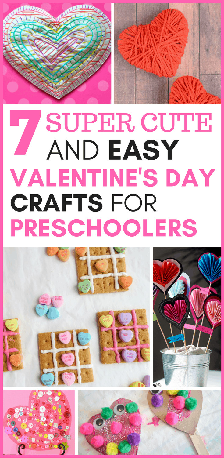 Easy Valentine Crafts For Preschoolers
 7 Super Cute and Easy Valentine s Day Crafts for Preschoolers