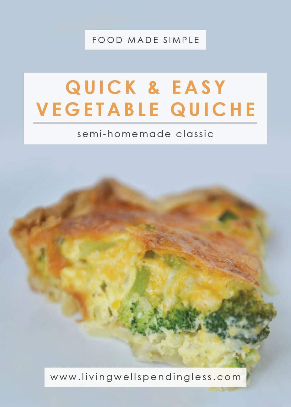 Easy Vegetarian Quiche Recipe
 Quick & Easy Ve able Quiche Recipe