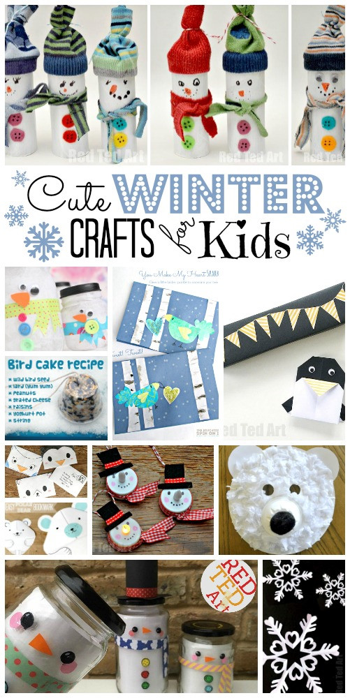 Easy Winter Crafts For Toddlers
 Easy Winter Crafts for Kids Red Ted Art Make crafting