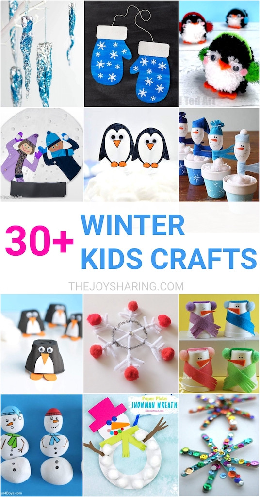 Easy Winter Crafts For Toddlers
 30 Easy Winter Crafts for Kids The Joy of Sharing