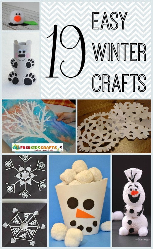 Easy Winter Crafts For Toddlers
 19 Easy Winter Crafts for Kids