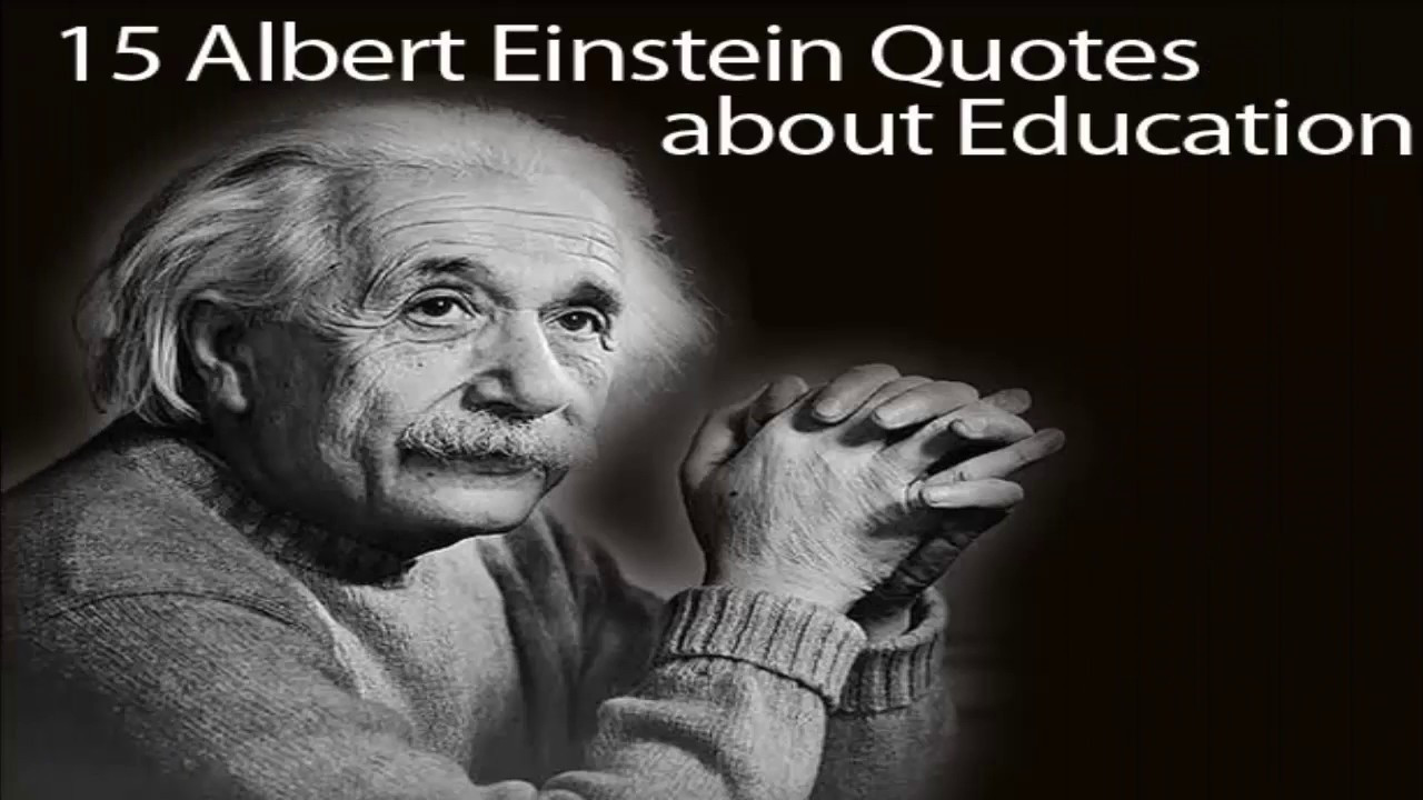 Einstein Quotes Education
 Education Quote of Albert Einstein