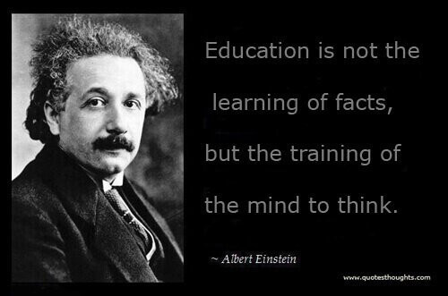 Einstein Quotes Education
 An Alternate Educational System for Parents Who Dare & Care