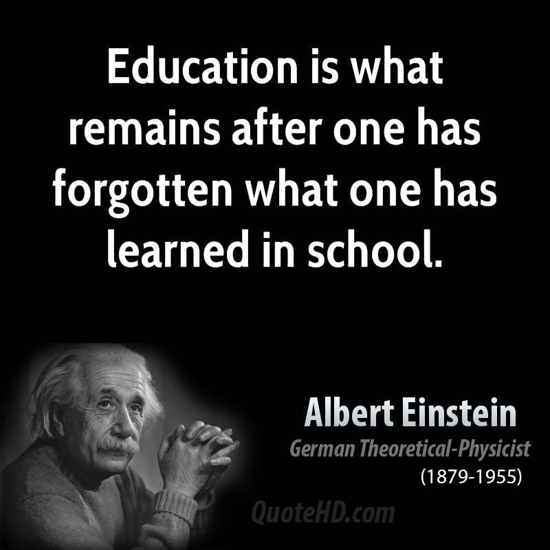 Einstein Quotes Education
 Einstein Quotes About School QuotesGram