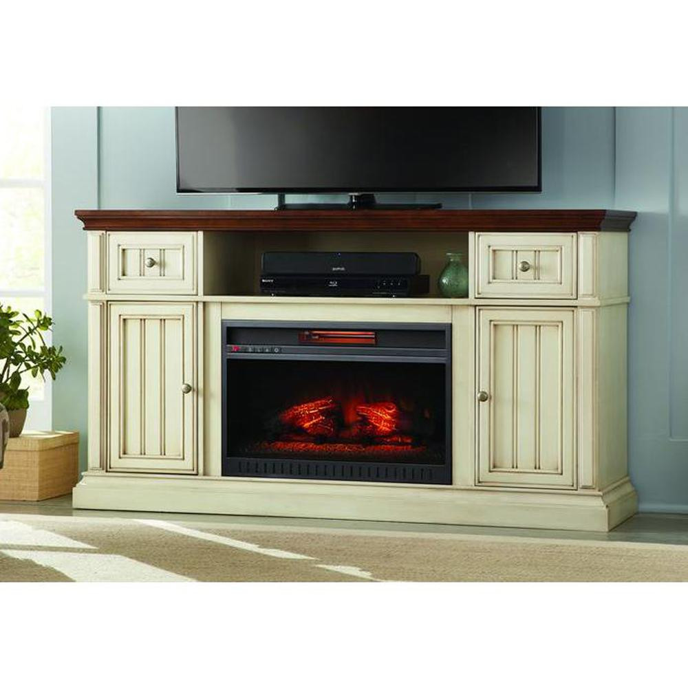 Electric Fireplace Cabinet
 TV Stand Electric Fireplace Cabinet w Drawer Storage