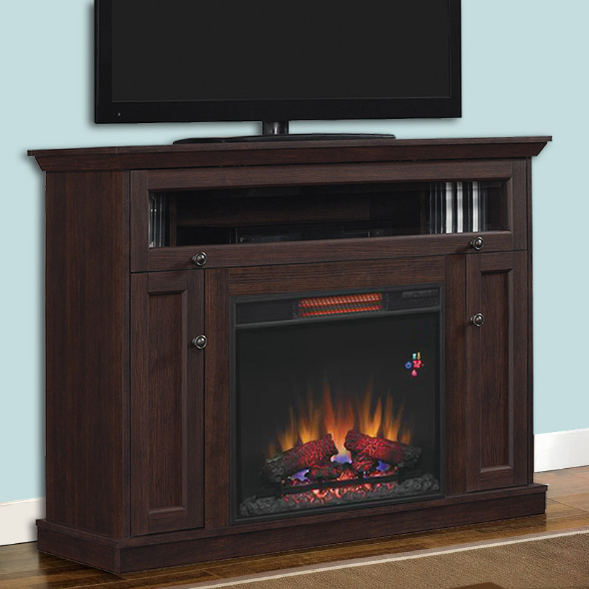 Electric Fireplace Cabinet
 Windsor Wall or Corner Infrared Electric Fireplace Media