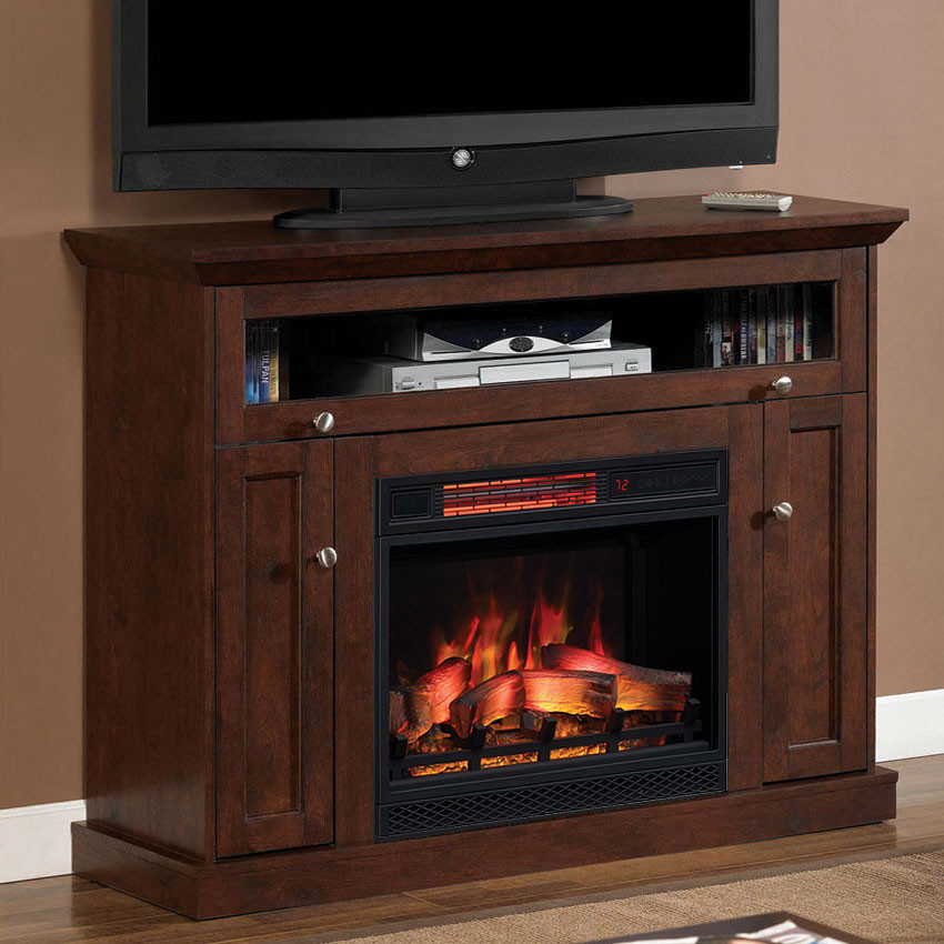 Electric Fireplace Cabinet
 Windsor Wall or Corner Infrared Electric Fireplace Media