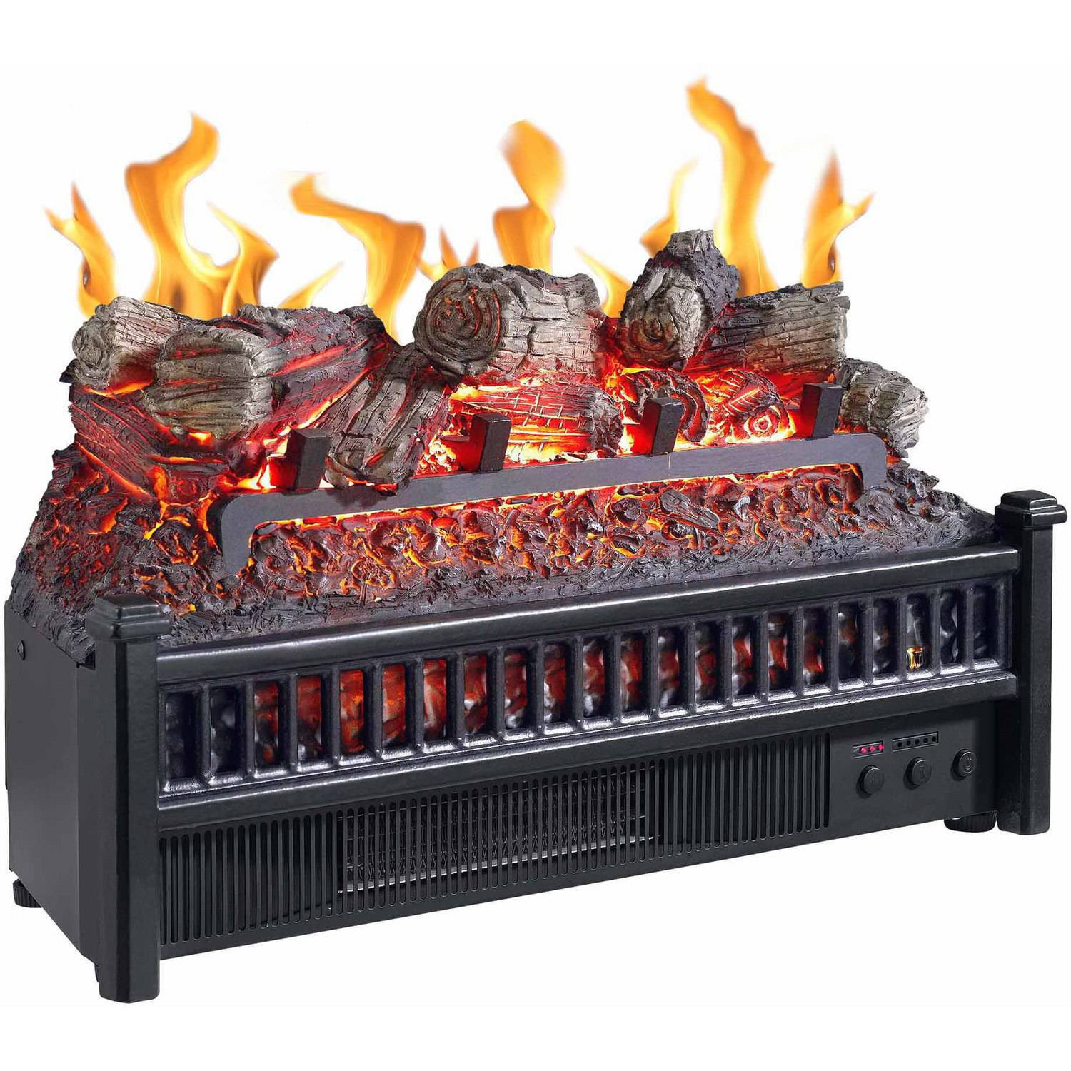 Electric Fireplace Logs With Heater
 Electric Fireplace Logs Insert Crackling Heater With