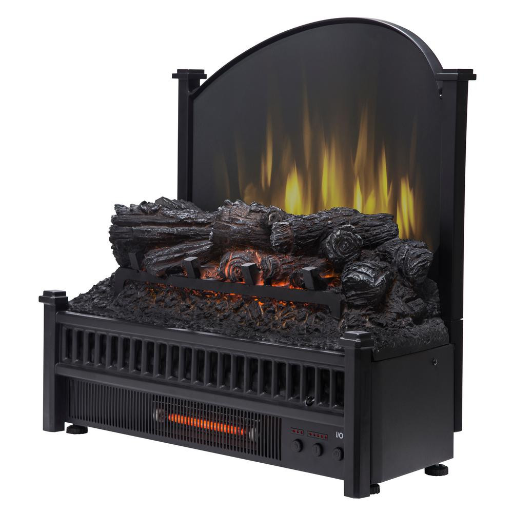 Electric Fireplace Logs With Heater
 Pleasant Hearth 23 in Electric Fireplace Logs with