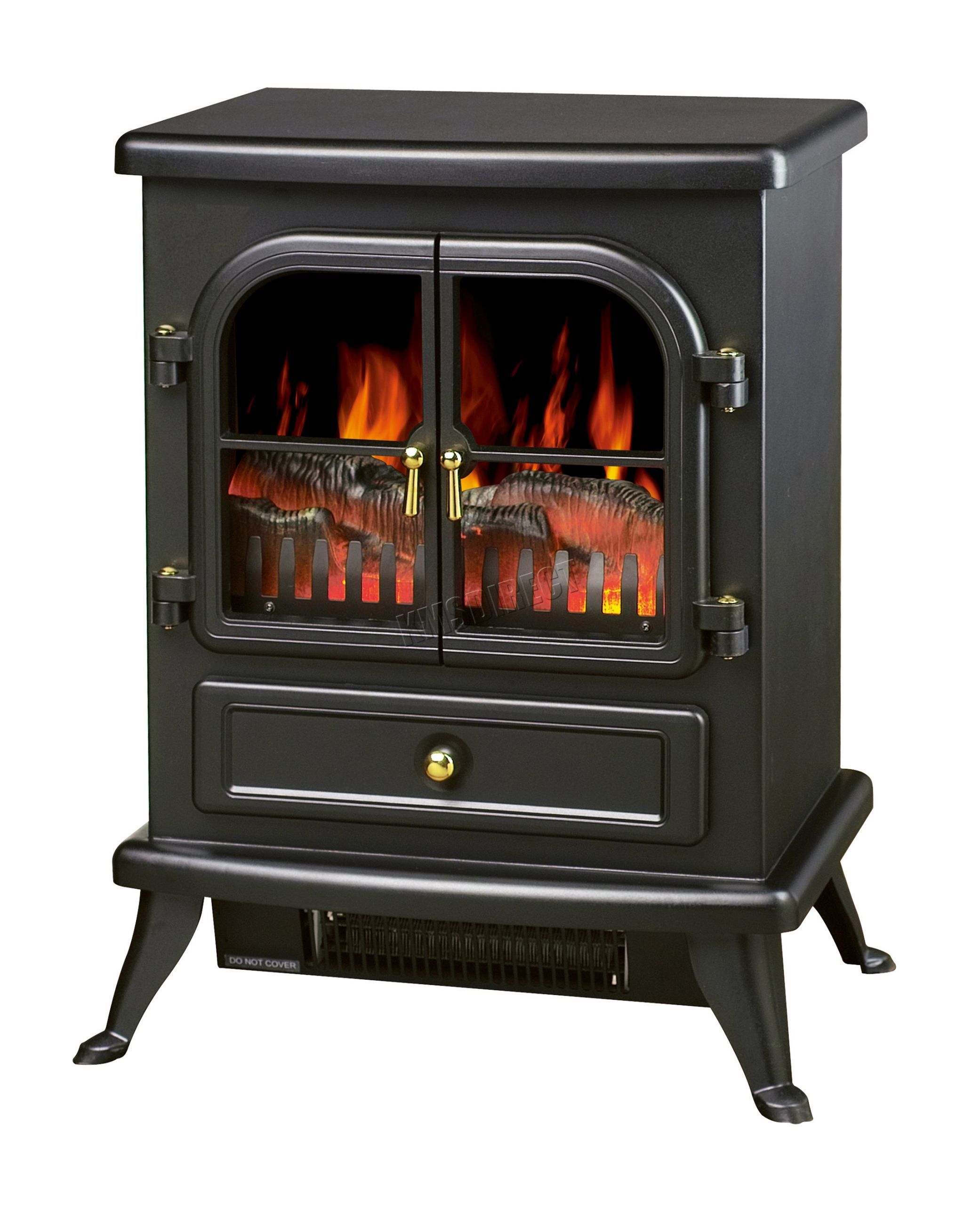 Electric Fireplace Logs With Heater
 New 1850W Log Burning Flame Effect Stove Electric Fire