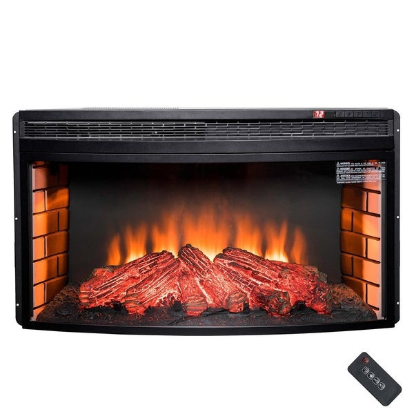 Electric Fireplace Logs With Heater
 Shop AKDY FP0061 35" Freestanding Insert Multi Level Heat