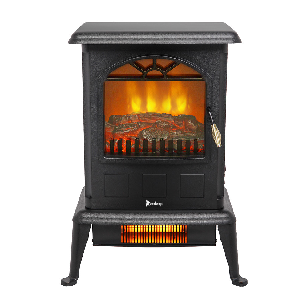 Electric Fireplace Safety
 Portable Space Heater Freestanding Infrared Quartz