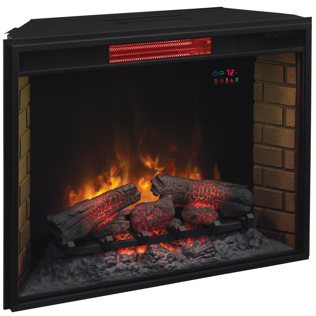 Electric Logs Fireplace Inserts
 Electric fireplace insert 33 inch