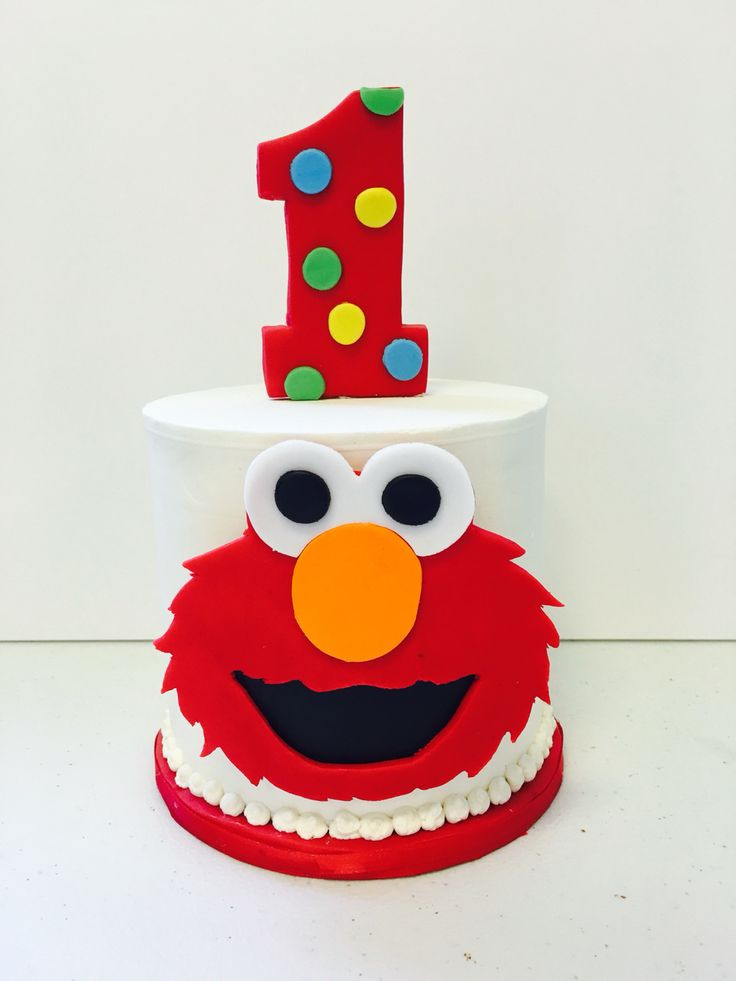 Elmo Birthday Cake Ideas
 Birthday smash cake for an Elmo lover