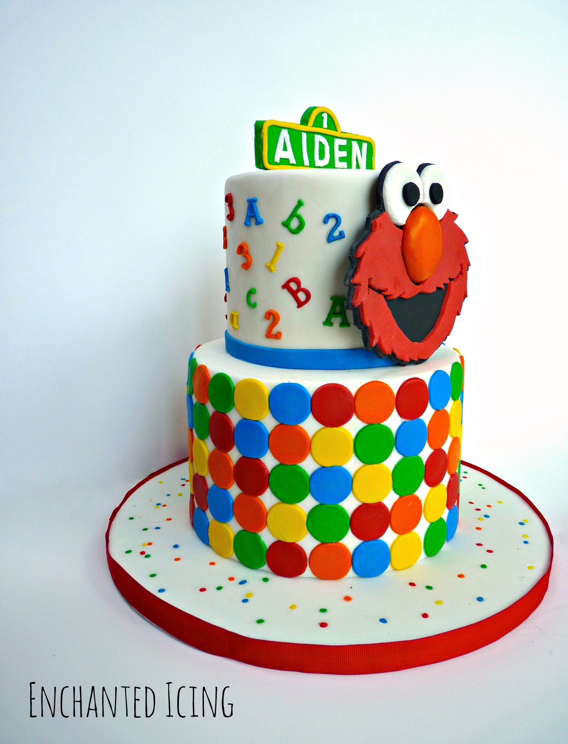 Elmo Birthday Cake
 Elmo Cake Big Logo CakeCentral