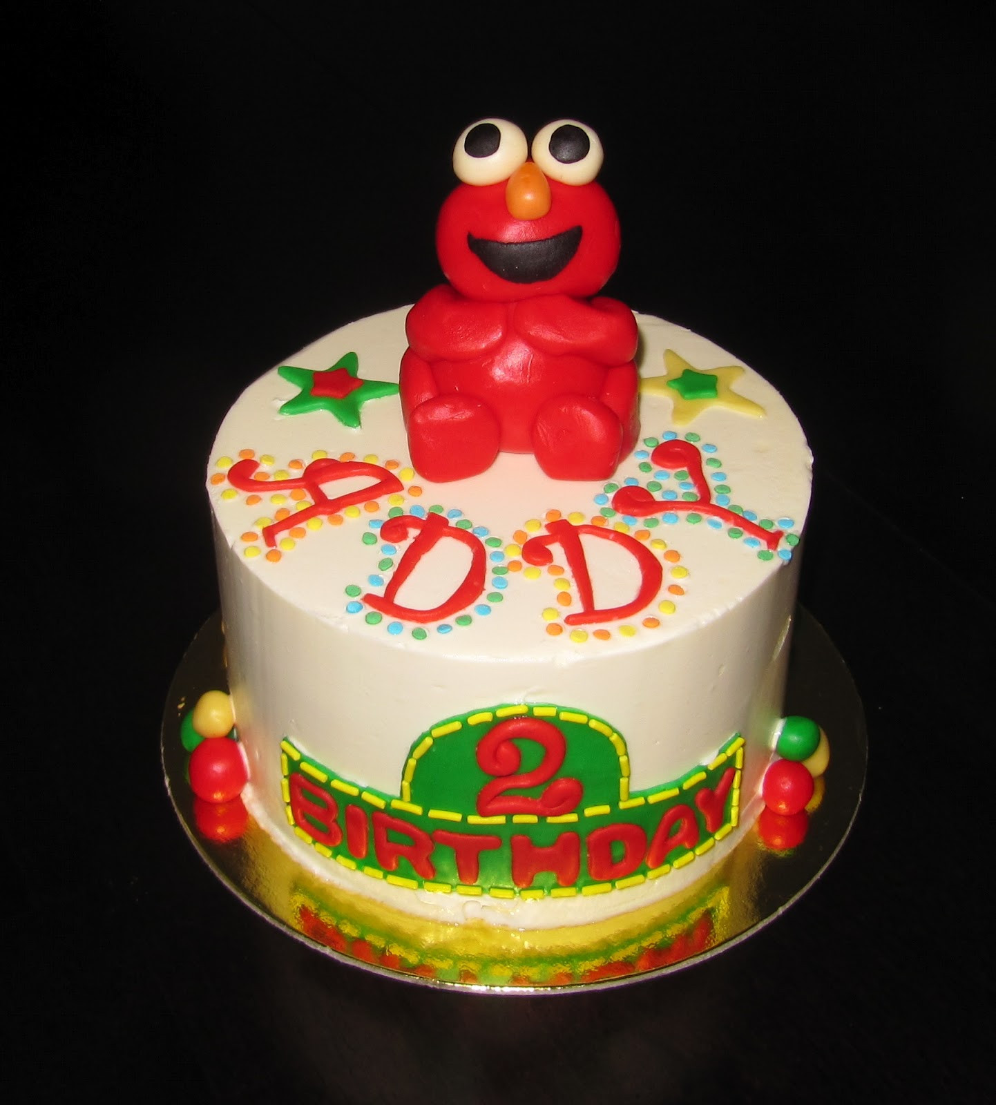 Elmo Birthday Cake
 deWishes delights Elmo Birthday Cake