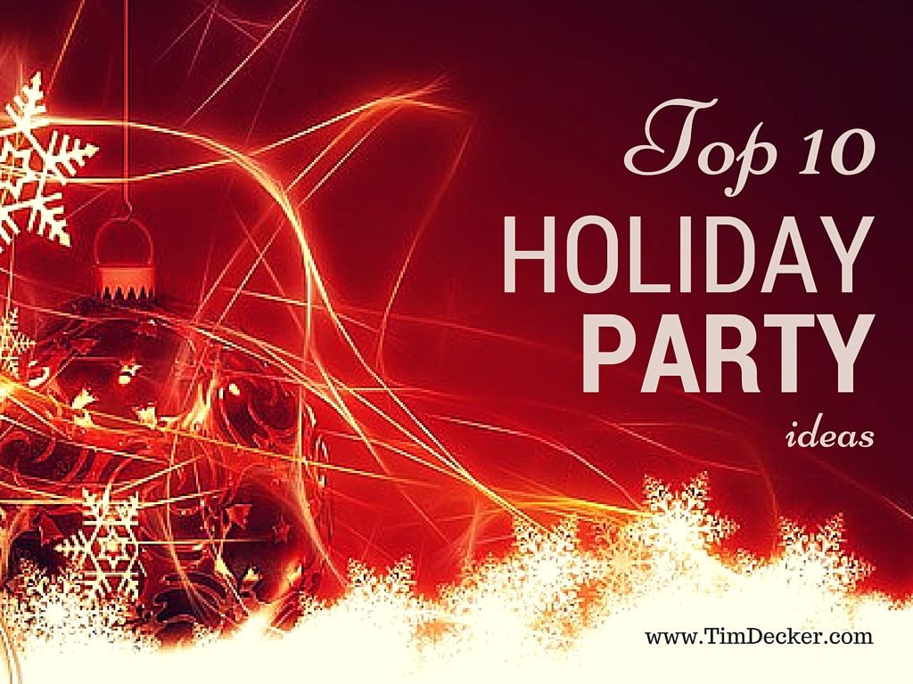 Employee Holiday Party Ideas
 Top 10 Corporate Holiday Party Ideas Holding a pany