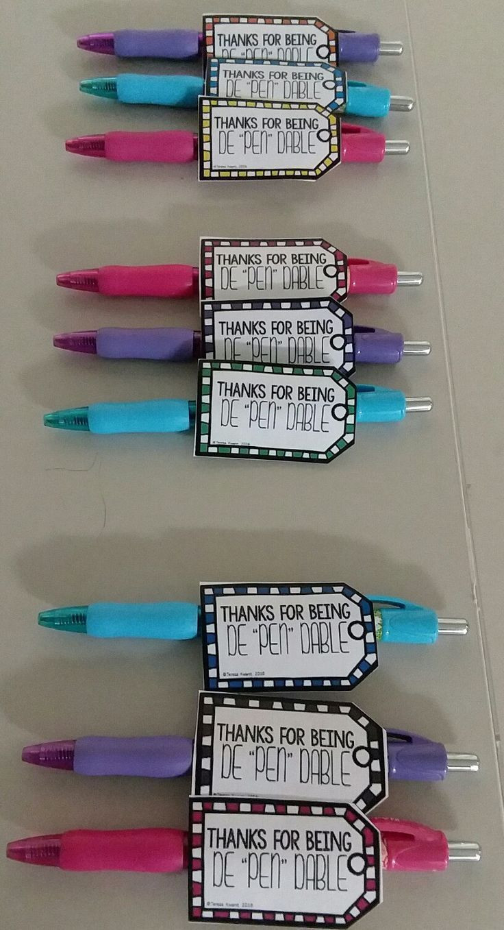Employee Thank You Gift Ideas
 Teacher Gifts Thanks for being de pen dable