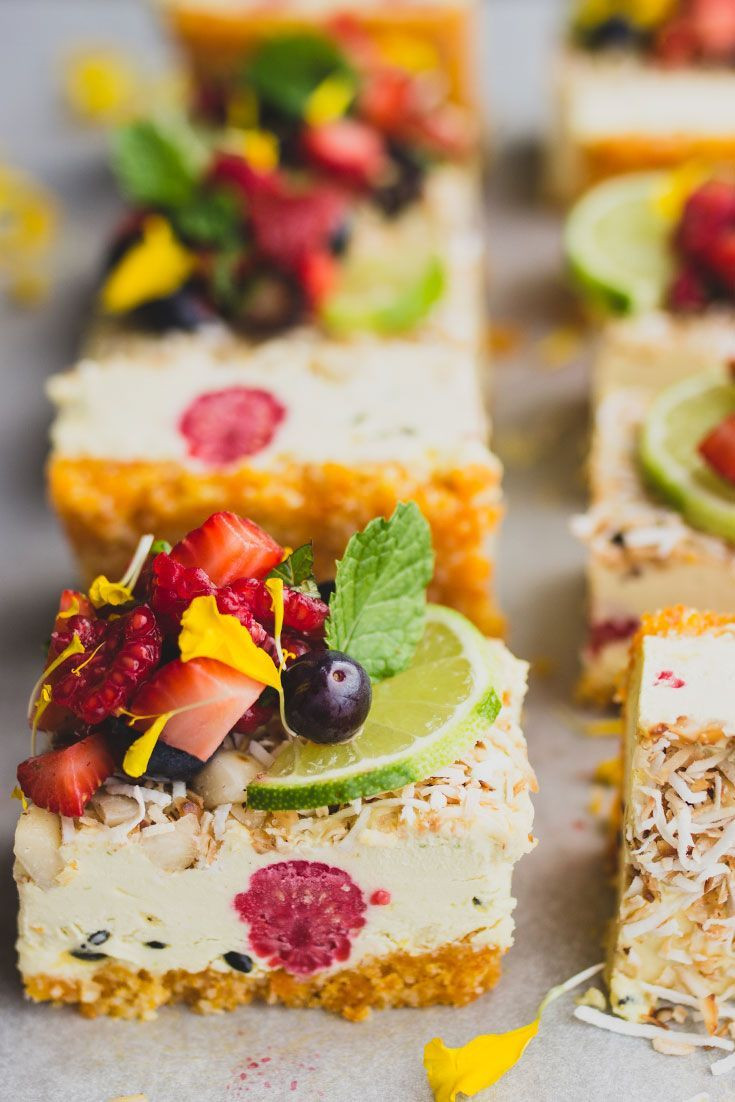 End Of Summer Desserts
 “end of summer” tropical slice with fresh berry salsa