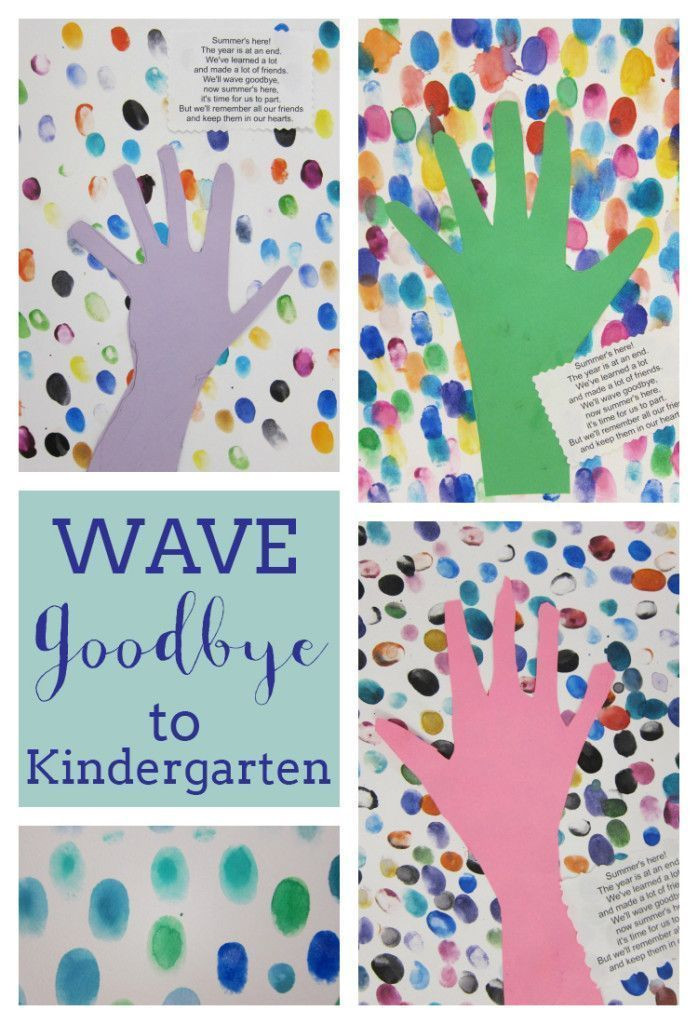 End Of The Year Crafts For Preschoolers
 End of Year Kindergarten Fingerprint Art