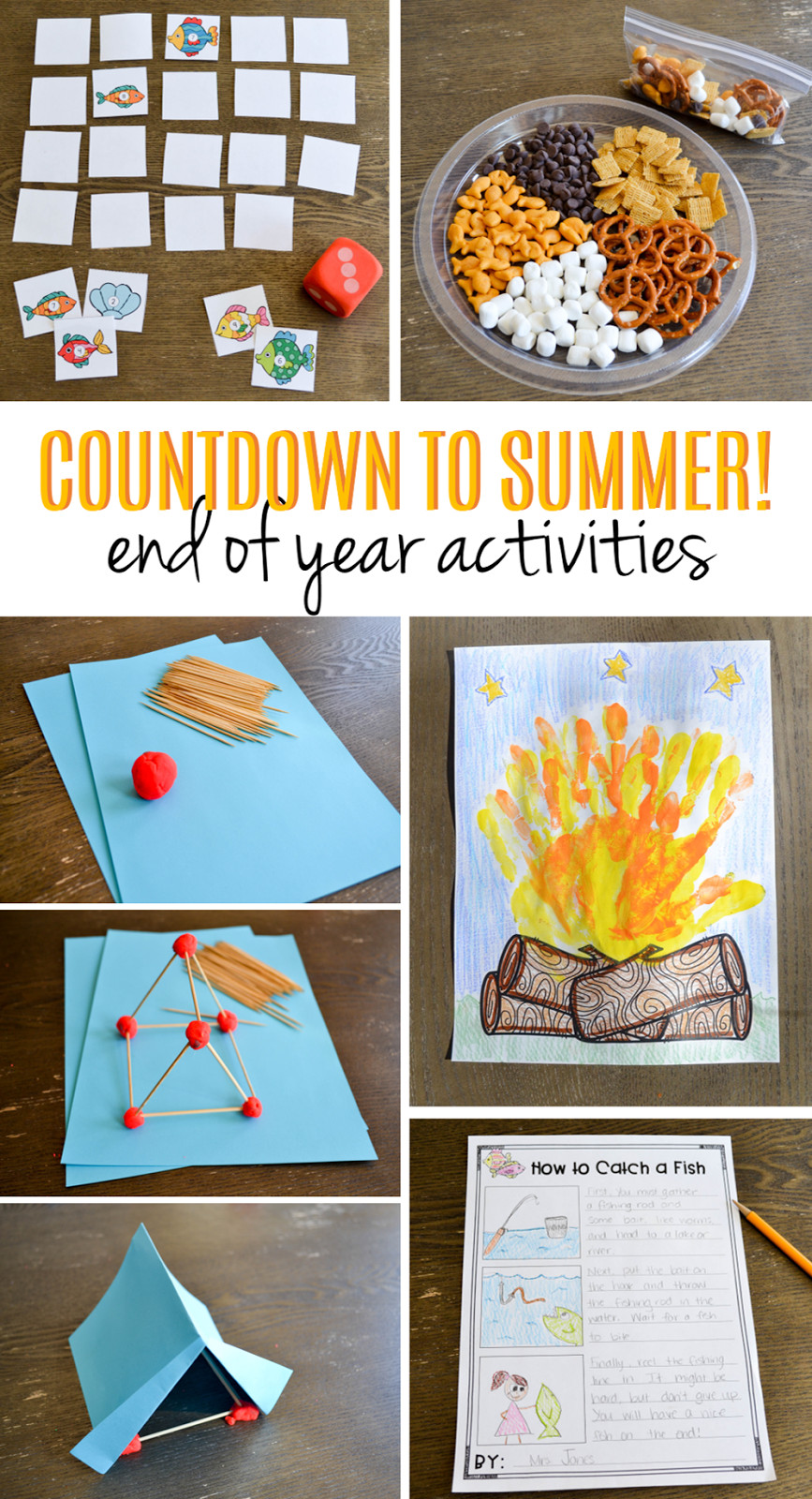 End Of The Year Crafts For Preschoolers
 Susan Jones Teaching Countdown to Summer End of Year