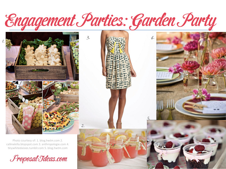 Engagement Garden Party Ideas
 Engagement Parties Garden Party Proposal Ideas Blog