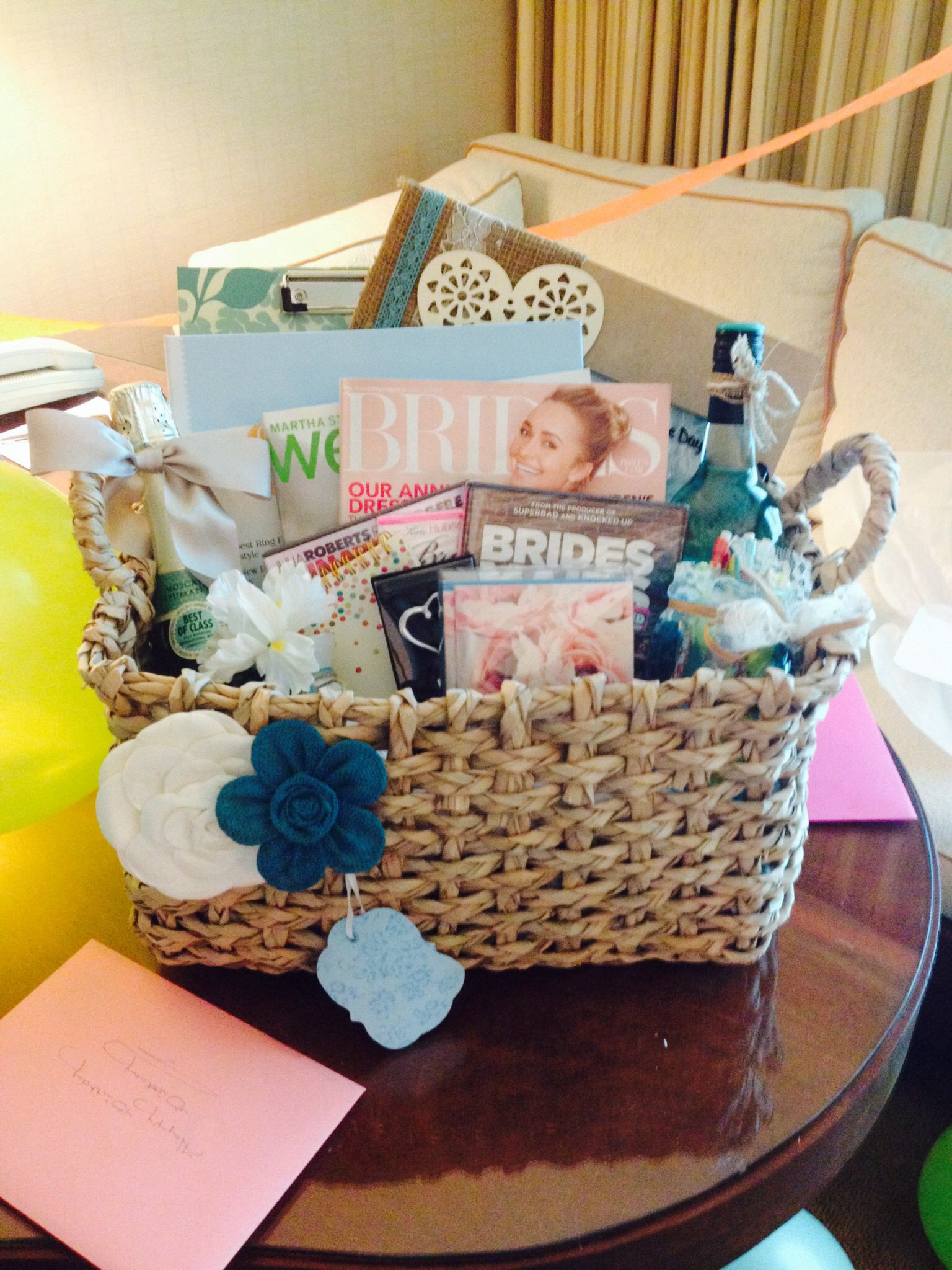 Engagement Gift Basket Ideas
 Engagement Gift Basket Wedding stuff