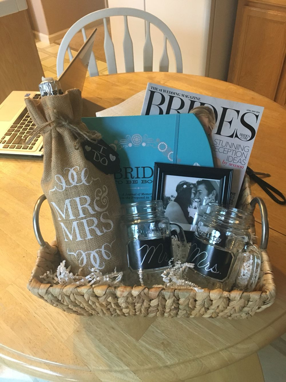 Engagement Gift Basket Ideas
 Engagement t basket