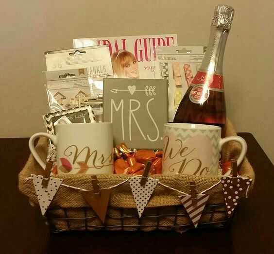 Engagement Gift Basket Ideas
 The 25 best Engagement t baskets ideas on Pinterest