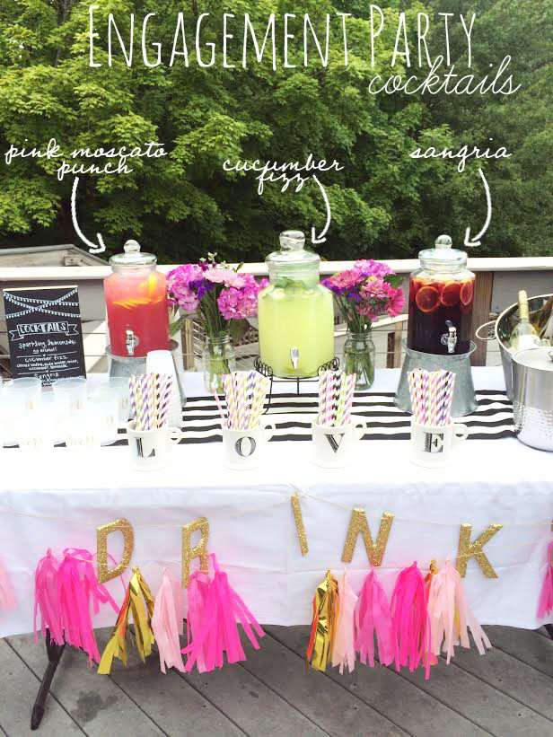Engagement Party Ideas Outside
 Throwing a Summer Engagement Party Eat Yourself Skinny