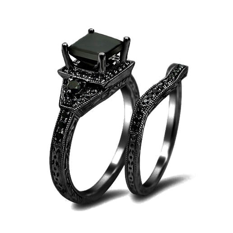 Engagement Rings Black Diamonds
 Edgy Engagement Rings