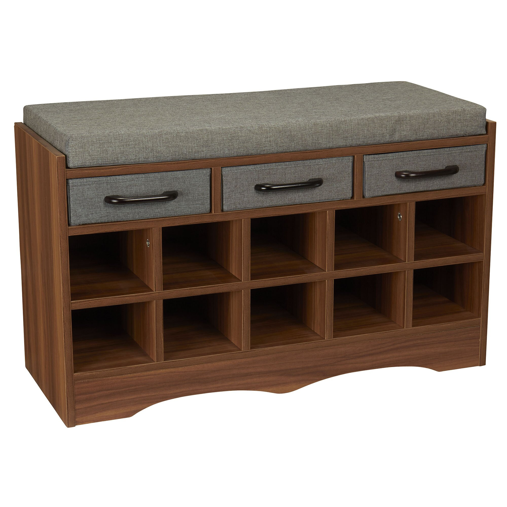 Entry Storage Bench
 Household Essentials Entryway Shoe Storage Bench & Reviews