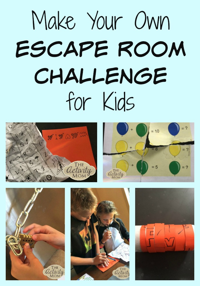 Escape Room For Kids
 The Activity Mom Make Your Own Escape Room Challenge for