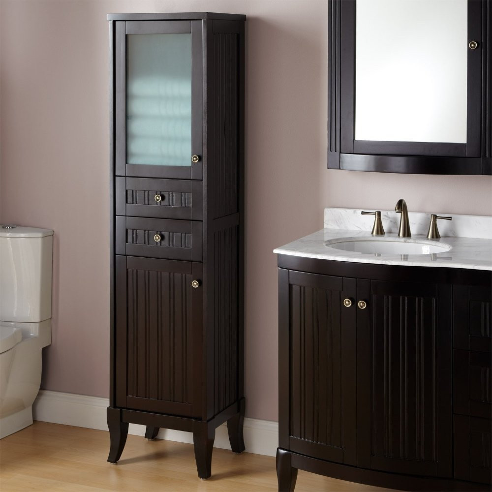 Espresso Bathroom Cabinet
 Espresso Bathroom Storage Cabinet Home Furniture Design