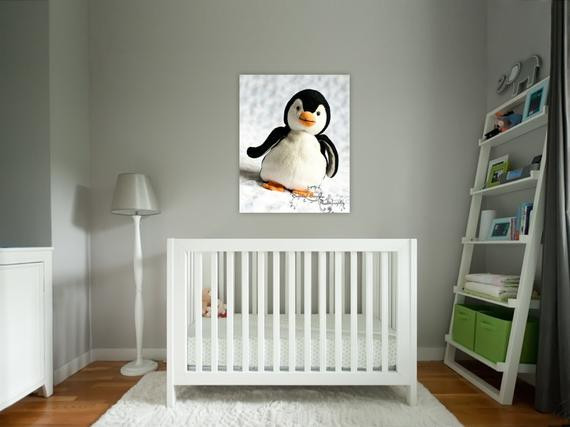 Etsy Baby Room Decor
 Items similar to Penguin Print Baby Nursery Decor Toddler