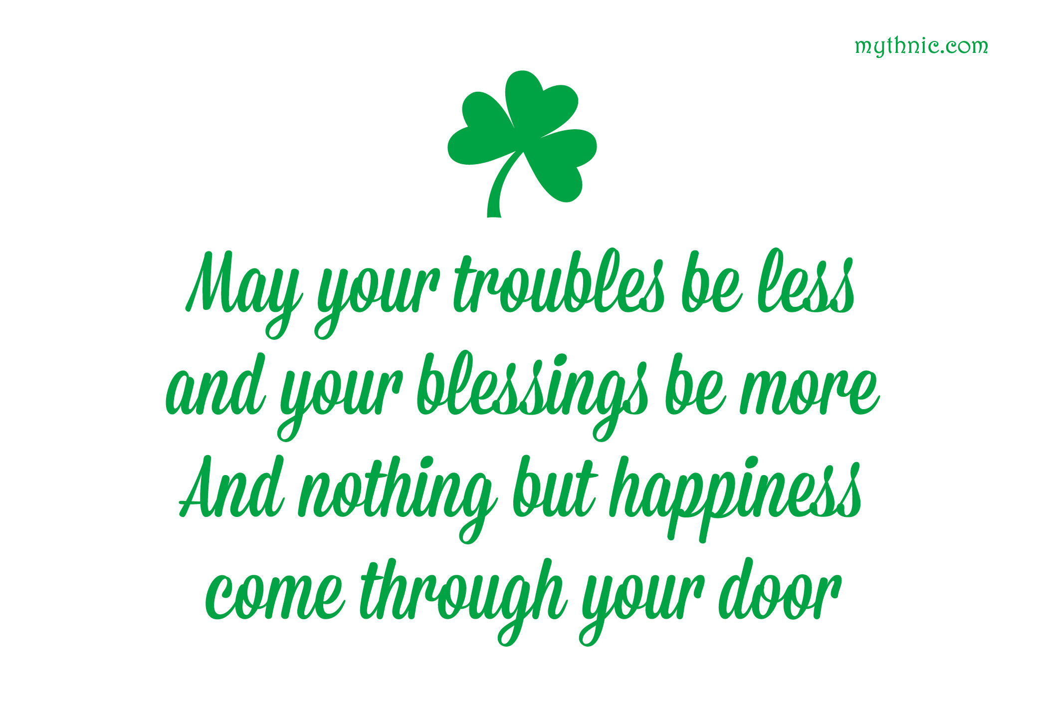 Everyone's Irish On St Patrick Day Quote
 Happy St Patrick’s Day