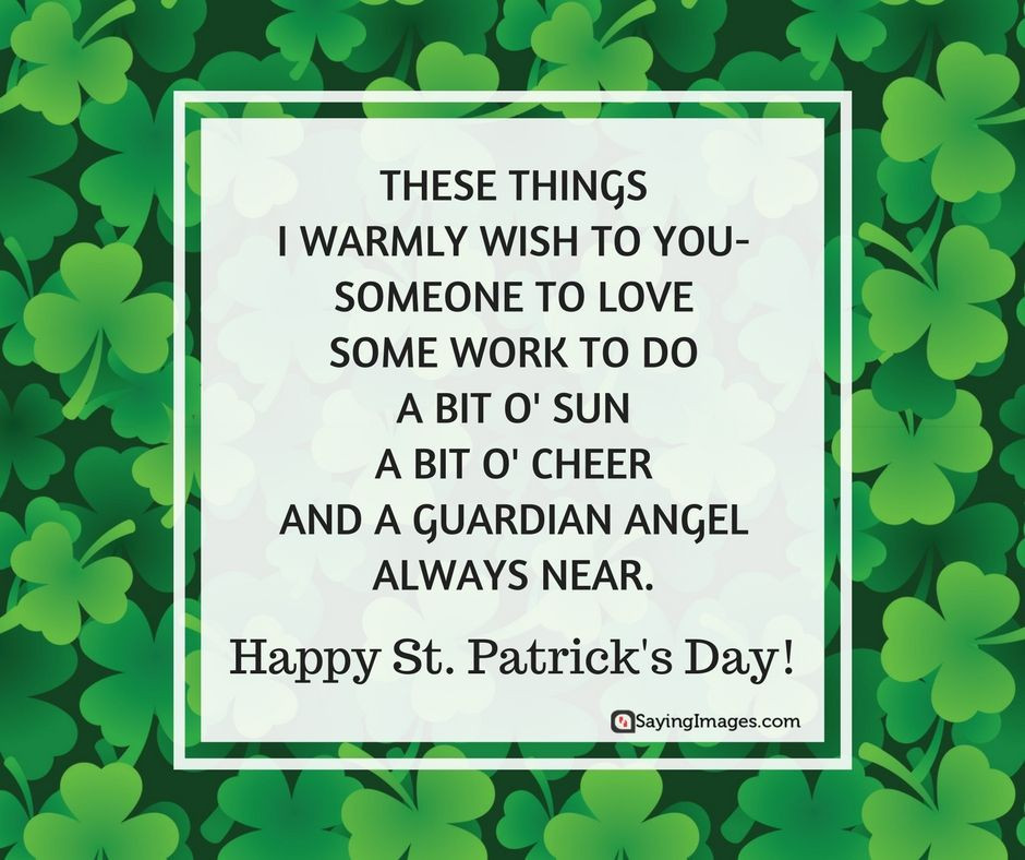 Everyone's Irish On St Patrick Day Quote
 Happy St Patrick s Day Quotes & Sayings With images