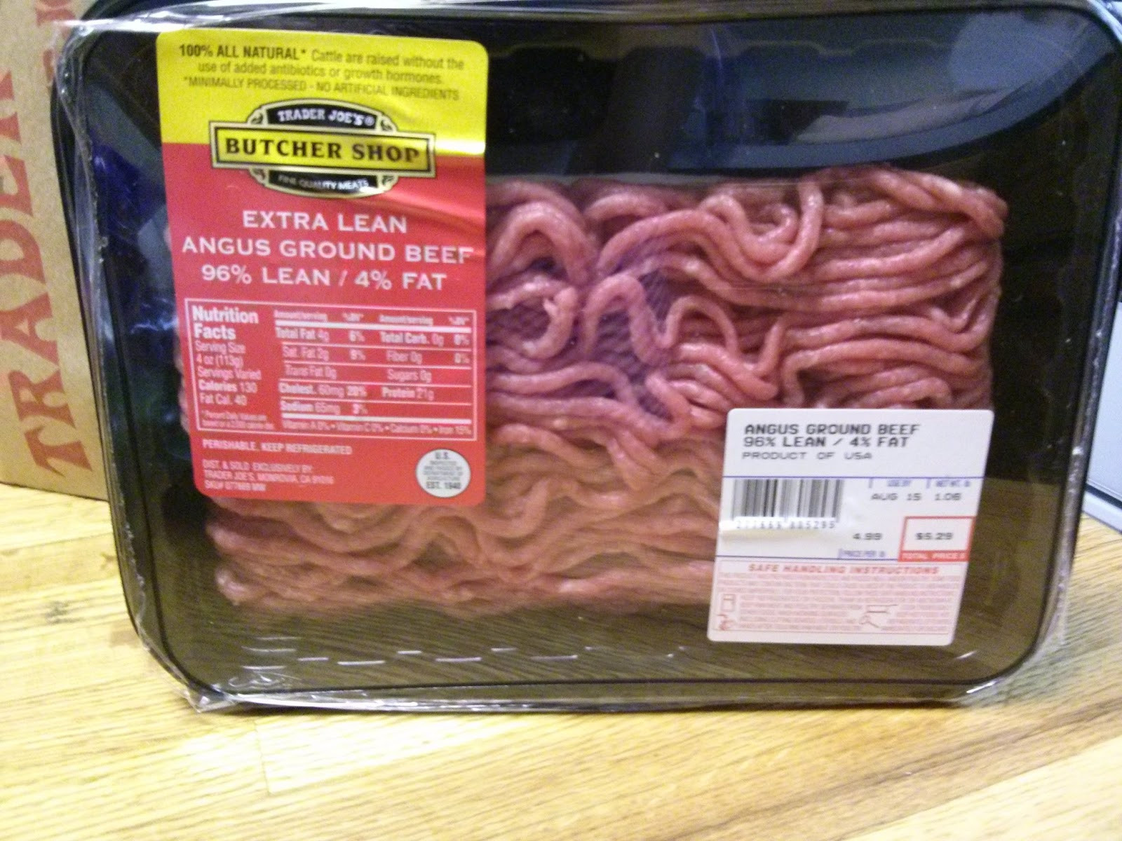 Extra Lean Ground Beef
 TJ s Yay or Nay Yay Extra Lean Angus Ground Beef 