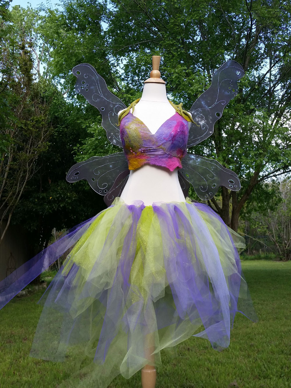 Fairy Costume DIY
 Nuno Felt Art Bra and DIY Fairy Wings Costume – Marie