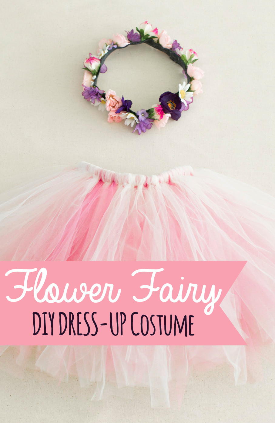 Fairy Costume DIY
 The Nonpareil Home DIY Costume Flower Fairy