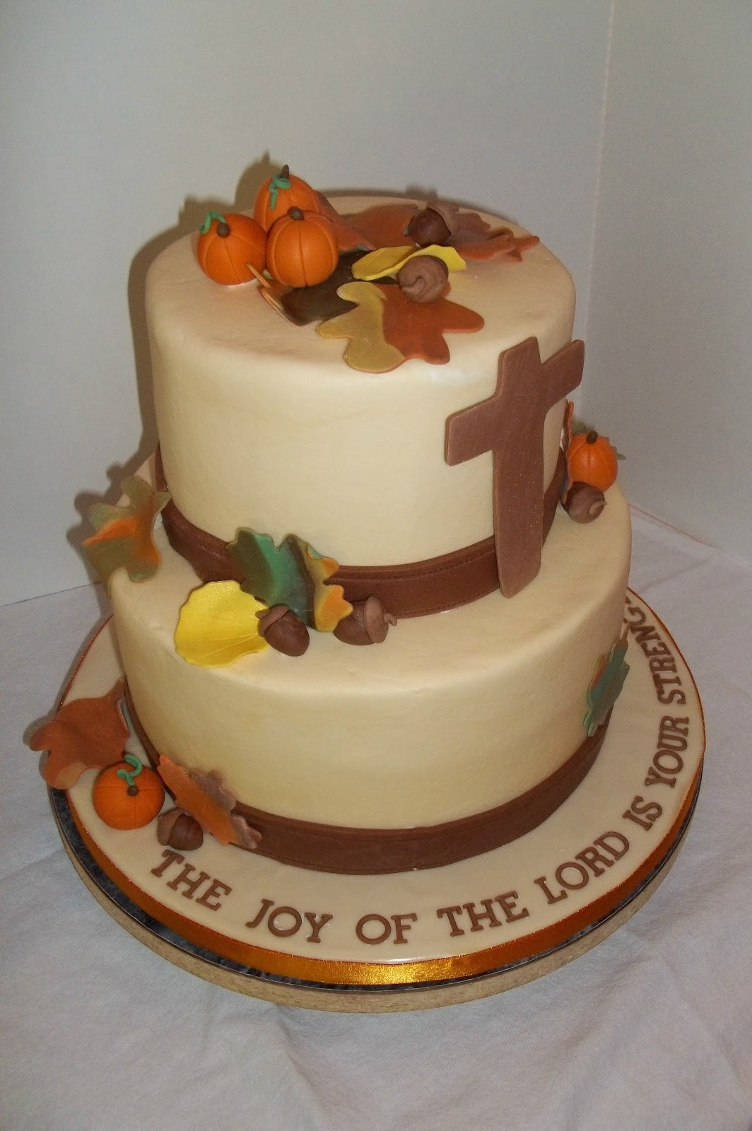 Fall Birthday Cakes
 Bobbie s Cakes and Cookies A Fall Themed Birthday Cake