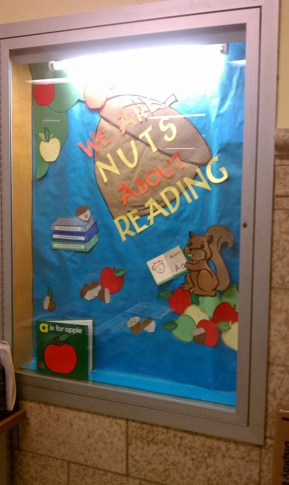 Fall Bulletin Board Ideas Elementary
 Nuts About Reading Fall