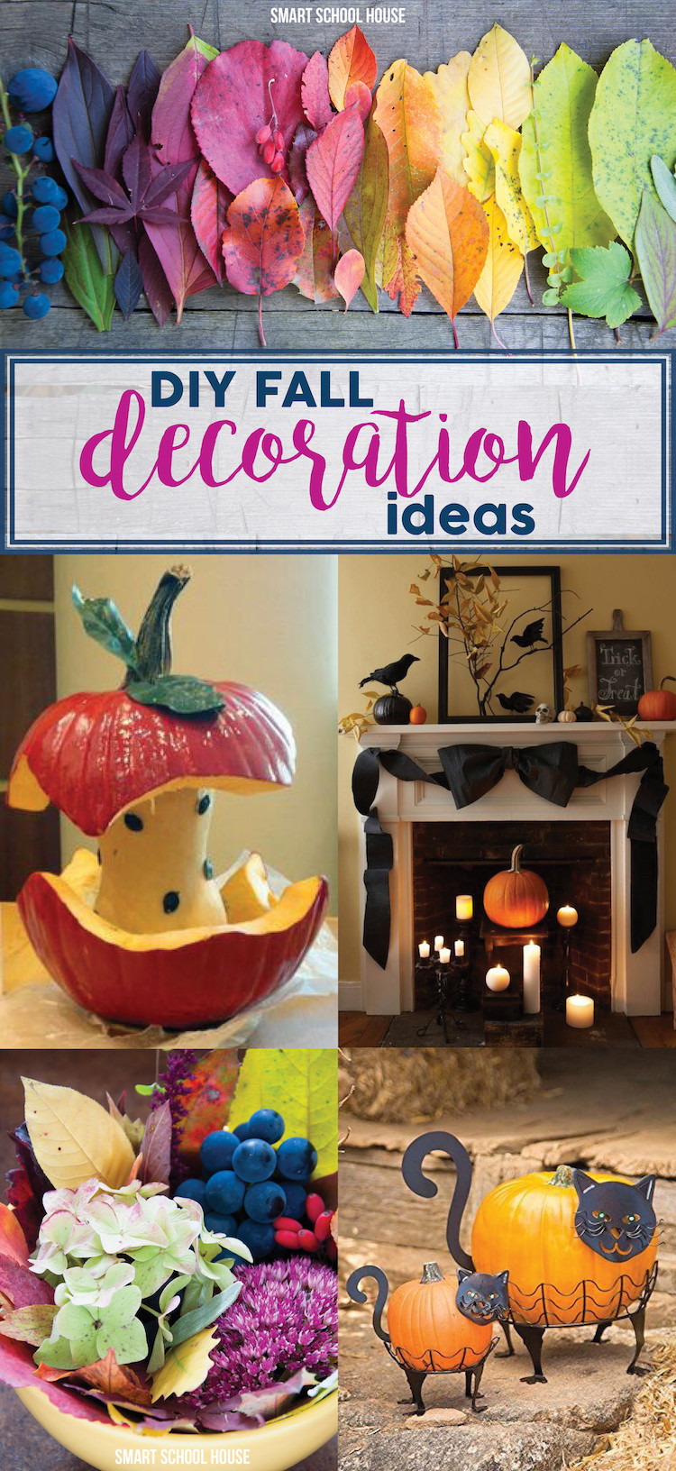 Fall Decorating Ideas DIY
 DIY Fall Decoration Ideas Smart School House