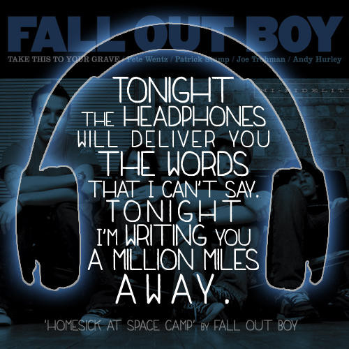 Fall Out Boy Lyric Quotes
 fall out boy lyrics quote love heart