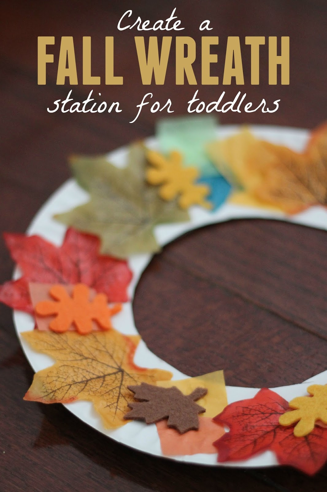 Fall Preschool Craft Ideas
 Toddler Approved Fall Wreath Making Station for Toddlers