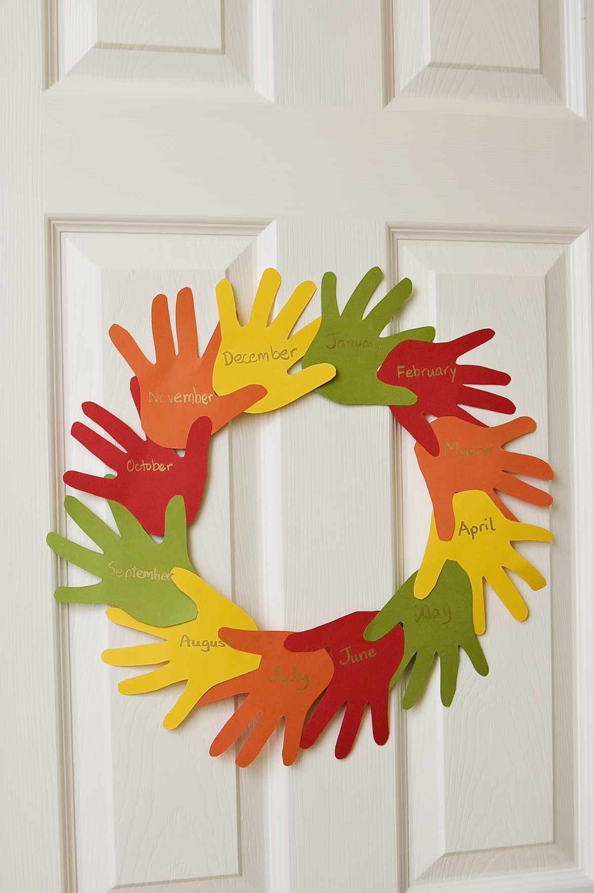 Fall Preschool Craft Ideas
 Handprint Wreath • The Preschool Toolbox Blog