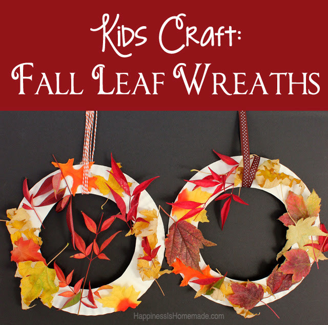 Fall Toddler Craft Ideas
 Kids Craft Fall Leaf Wreath