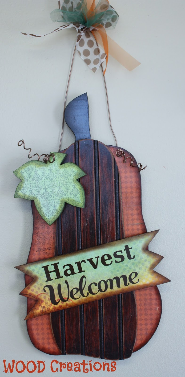 Fall Wooden Craft Ideas
 WOOD Creations Fall Crafts Are Here